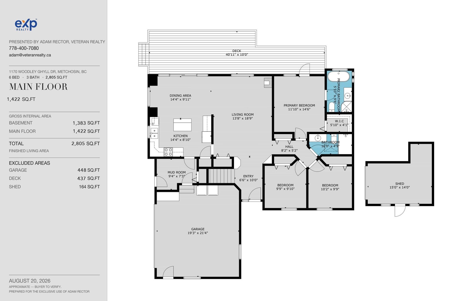 Main Floor floor plan